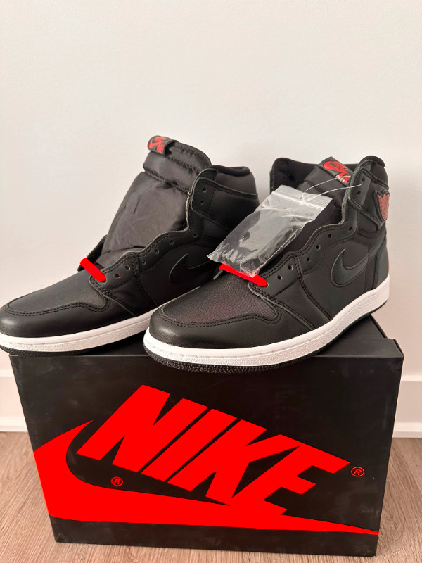 Air Jordan 1 retro high OG black gym red size us10 dans Chaussures pour hommes  à Laval/Rive Nord