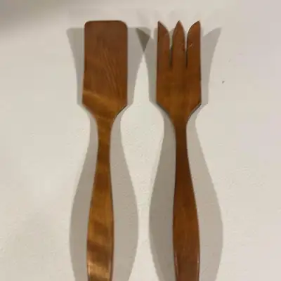 Wooden salad utensils, View more