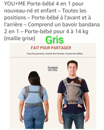 Porte bébés ergonomique. Neuf, View more