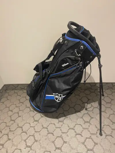 Wilson Staff Golf Stand Bag – Black/Blue | Like New, View more