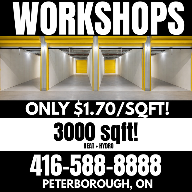 WORKSHOP SPACE – 3000 SQFT!