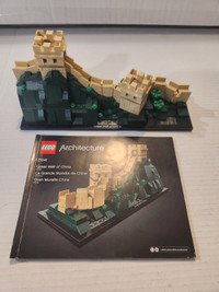 LEGO ARCHITECTURE: Great Wall of China (21041), 100% manual