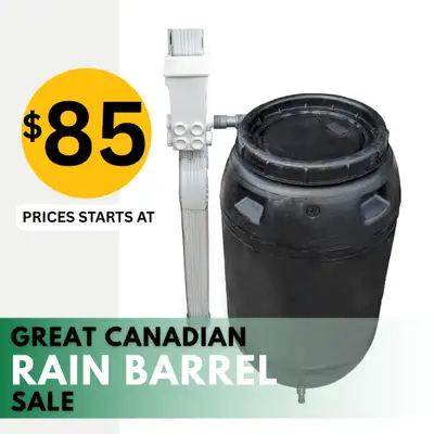 Okotoks Home Delivery - Rain Barrel Sale, View more