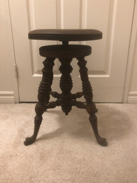 Antique Piano Stool