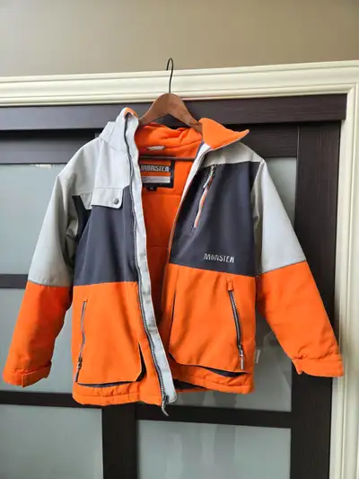 Monster winter jacket - youth size 12, View more