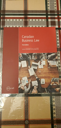 Canadian Business Law Textbook, Third Edition