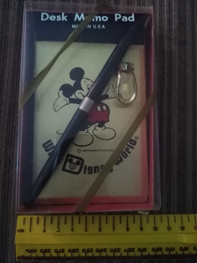 Vintage Walt Disney Mickey Mouse desk memo pad, pre-owned unopened. $20