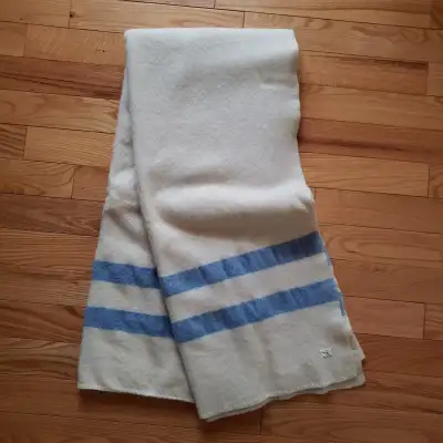 Vintage Mid Century Slingsby 100% Wool Blanket, View more