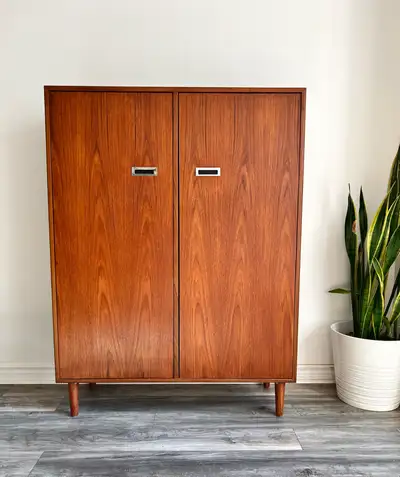 Mid Century Modern Teak Dresser, View more