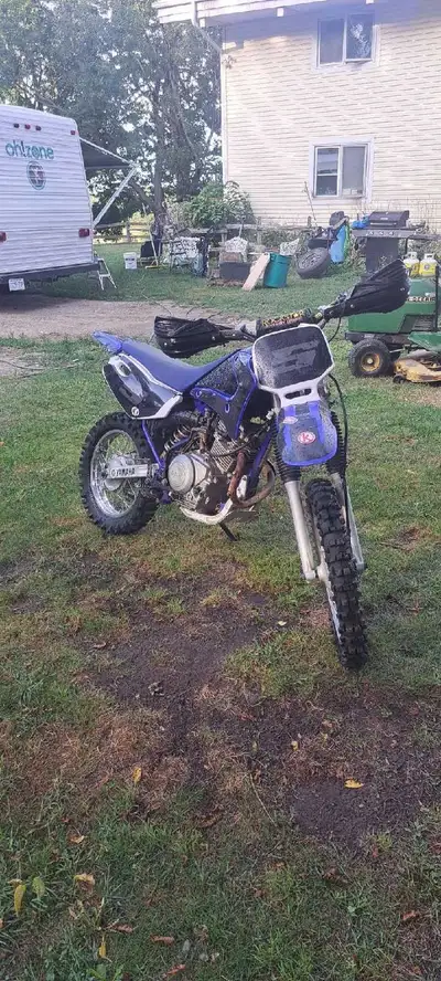 I am selling my 2006 ttr 125 runs and drives good and breaks are mint willing to trade for a sled or...