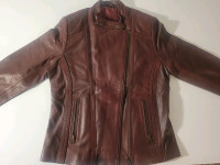 Brand New Girls Genuine Leather Jacket - Size XS