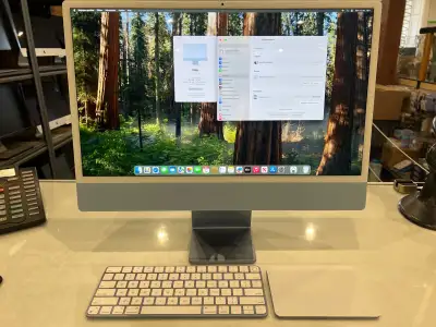 APPLE iMAC 24'' M1 2021 BLEU/16GB RAM/SSD 1000GB/4 PORTS, View more