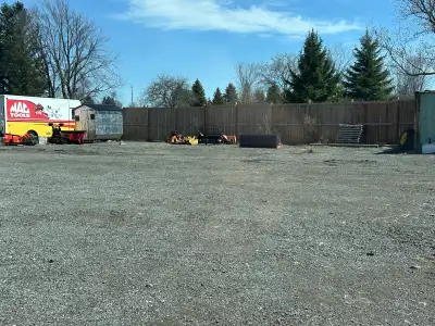 We have a three-quarter acre commercial yard for rent . Yard has lights and access to power full gat...