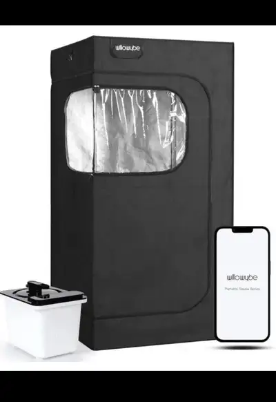 WillowyBe Portable Steam Sauna with Bluetooth Control, 4L KingPo, View more