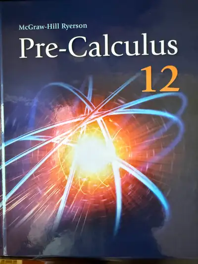 Math 30 textbook Pre-Calculus 12, View more
