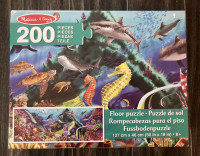 *NEW* Melissa & Doug 200 Piece Floor Puzzle