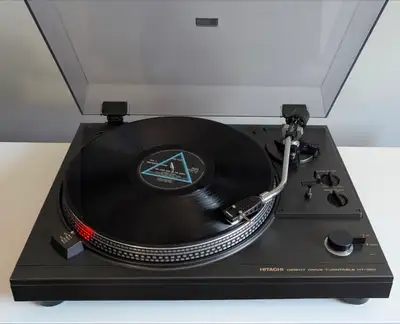 Hitachi HT-350 turntable, View more