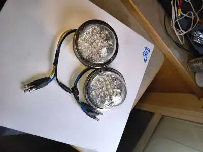 two color bullet lights would look on on an old trailer or maybe an old car