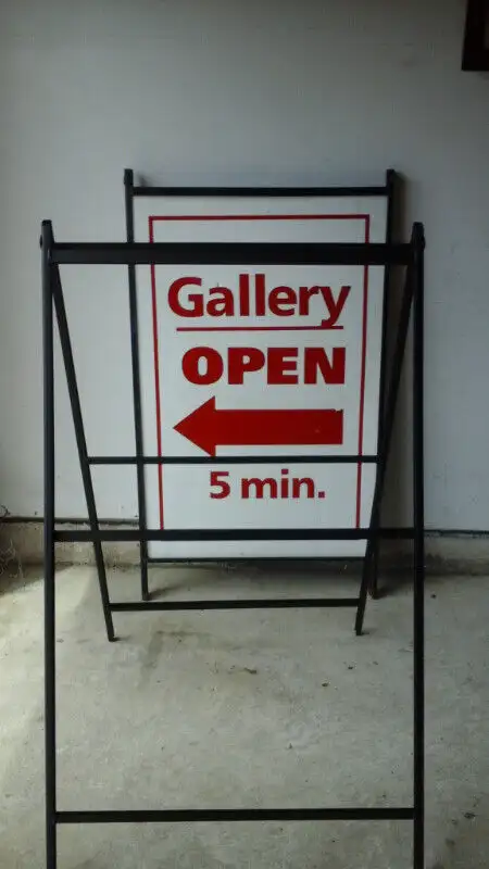 A FRAME- ADVERTISING SIGNS ALL METAL  24" W X 42 HIGH in Other Business & Industrial in Barrie - Image 5