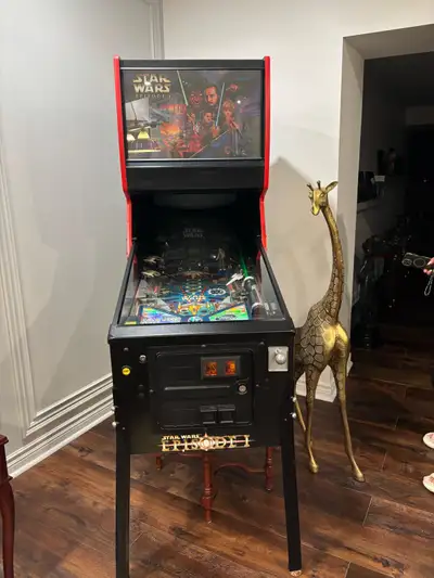 Own a piece of the galaxy with this Star Wars Episode I pinball gaming machine! This machine is in u...