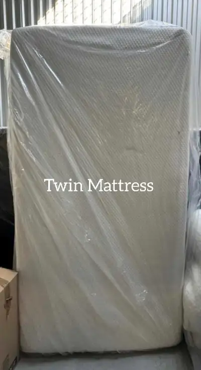8 inches Twin Memory foam gel mattress with bed frame , View more