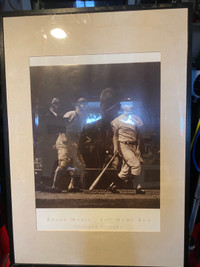 Roger Maris 61 st Home Run framed picture 