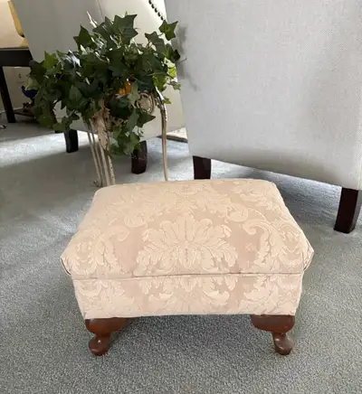  small upholstered footstool , View more