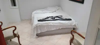 LARGE Partially furnished basement apt for rent ...separate entrance.... . Almost 900 or 1000 sq foo...