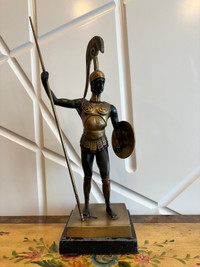 Brass Statue of Achilles 20inch