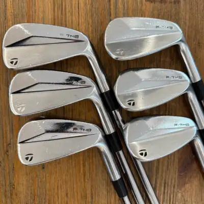 Clubs: TaylorMade P7MB Irons 5-PW right handed Shafts: KBS Tour 120 Stiff Flex Grips: Golf Pride Z G...