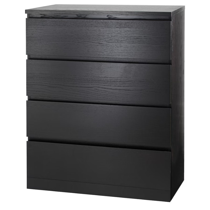 IKEA MALM Wardrobe Closet Dresser 4drawers