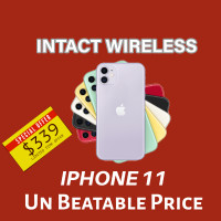 Limited Offer! on the iPhone 11  With Warranty!