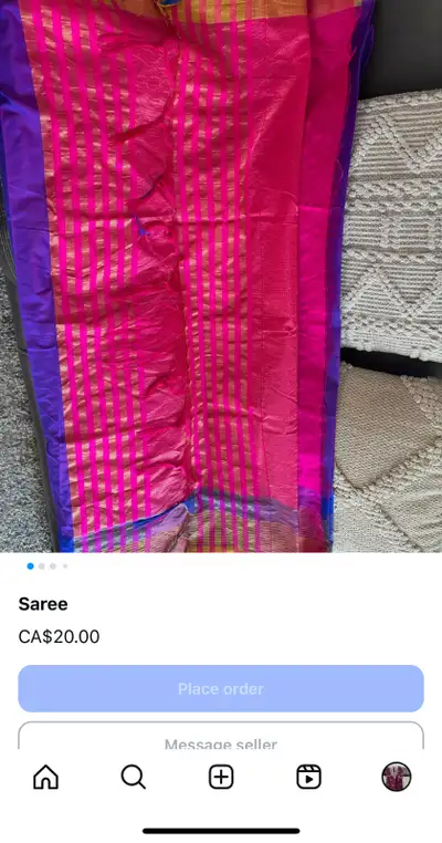 Ethnic Sarees at $20 DM INSTA/ FB / call 2899716557