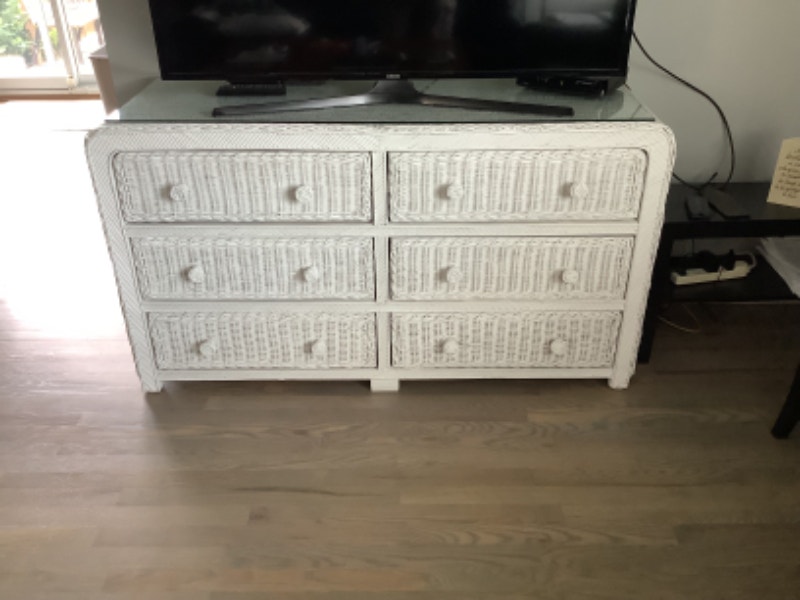 White Wicker Dresser Dressers & Wardrobes Calgary Kijiji