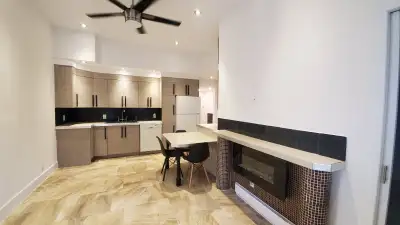 Just renovated and large 4 ½ apartment located in a residential street close to highways 13 and 20....