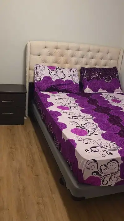 These bedrooms for rent offer a comfortable living space within a 4-bedroom house in Orleans, availa...