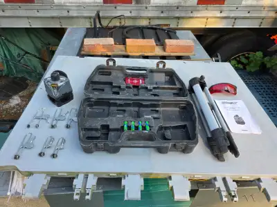 Johnson Rotary Manual Laser Leveling Kit With Hard Plastic Case, View more