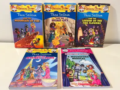 Geronimo Stilton Kids Books Thea Stilton Books Lot of 5, View more