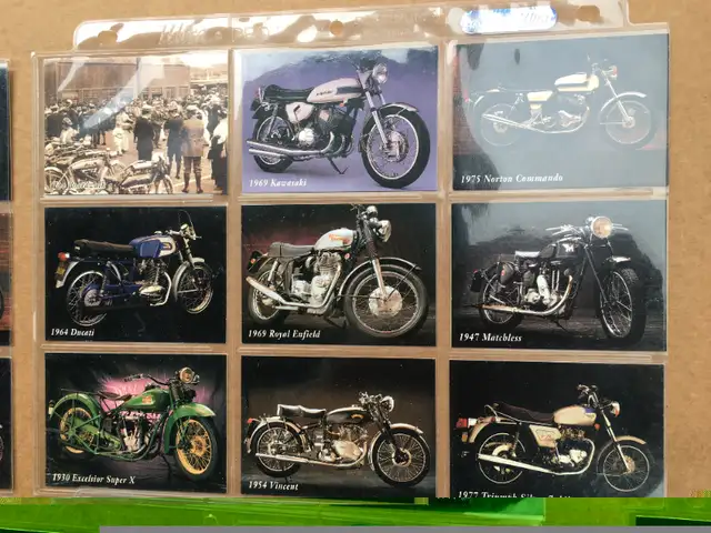 1993 Vintage Motorcycle 57 CARDS Set- Indian, Harley Davidson in Arts & Collectibles in Oshawa / Durham Region - Image 6