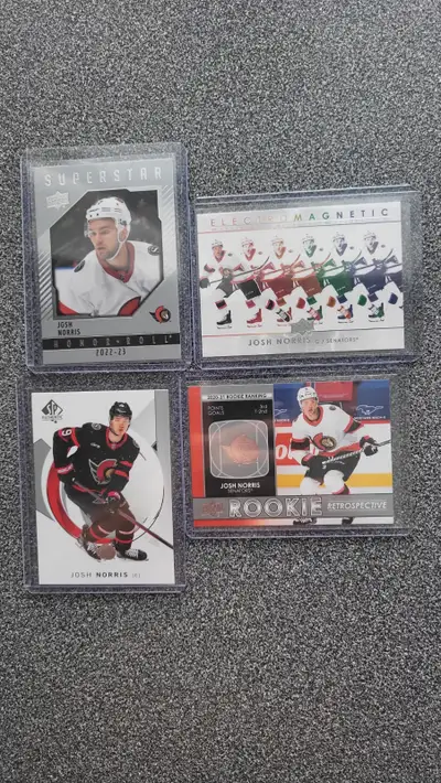 Ottawa Senators Josh Norris 4 Carte Hockey Card, View more