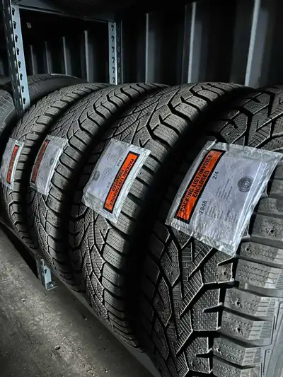 General Altimax winter tires with rims, 16-inch Set of 4 winter tires with rims for sale — ready to...