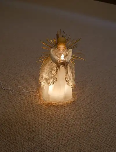 Christmas Angel Tree Topper that Lights Up - NW Hawkwood, View more