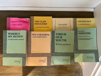 Plays for actors’s practice readings. All titles as shown for one price. Won’t break them up. Just l...