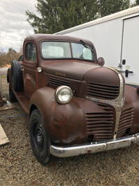 1939 to 1949 DODGE, FARGO AND PLYMOUTH TRUCKS WANTED FOR PARTS.