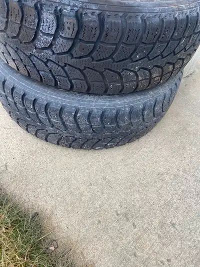 Selling 2 , 195 R 15 tires. Good shape around 60-70 percent tread left. $40 for both