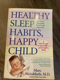 Healthy Sleep Habits baby book 