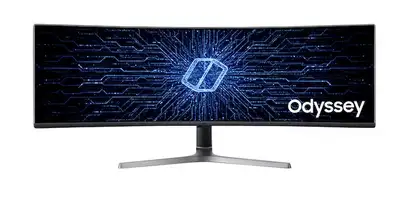Samsung Odyssey CRG9 49" Super Ultrawide Monitor, View more