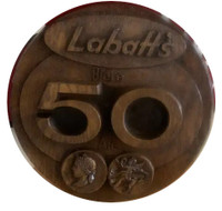 Labbatt's 50 - 3D Bar Medallion - Vintage  item