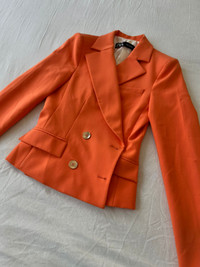 Beautiful bright orange blazer