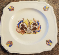 Alfred Meakin "Champions of Democracy" Square Plate